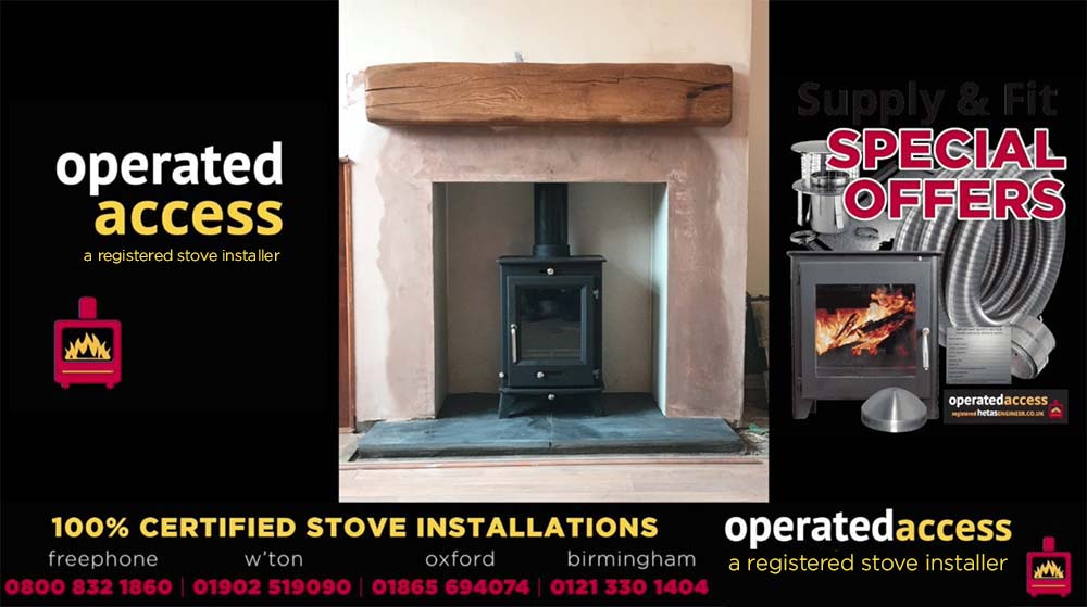 Hetas installer Bedford - wood burning stove installation by Hetas Engineer UK
