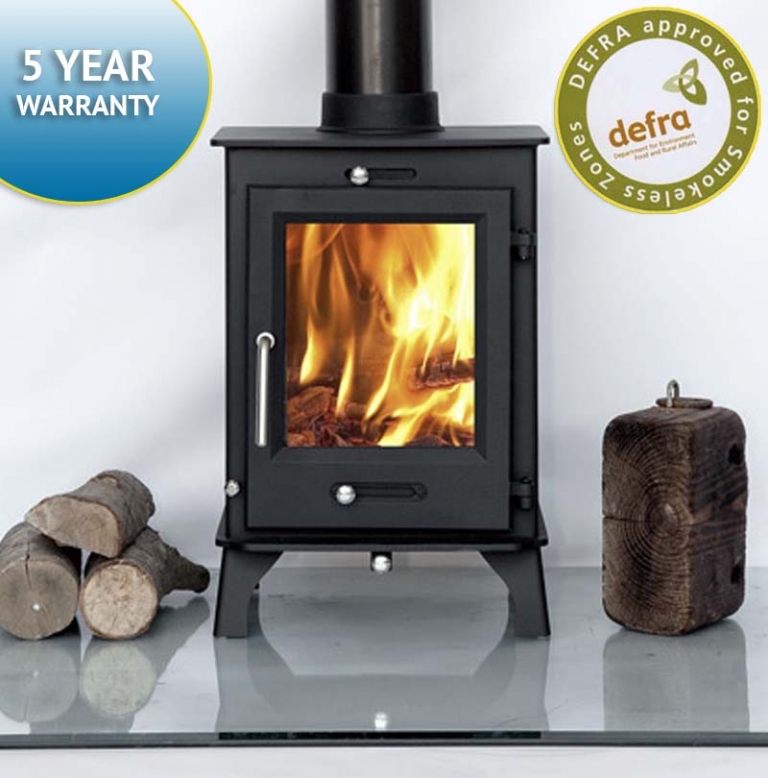 Ecosy + Ottawa 5 Multi fuel Woodburning Stove 5yr guarantee Hetas