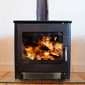 Saltfire ST3 woodburning stove full view