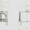 Parkray Consort 9 Double Sided Double Depth Stove - Image 2