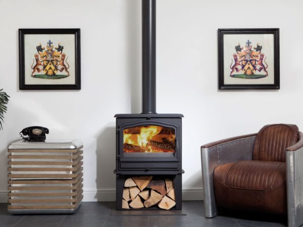 esse 100SE stove with log store for sale