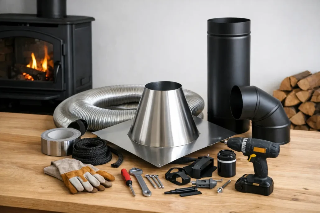 Wood Burning Stove Installation Kit Guide