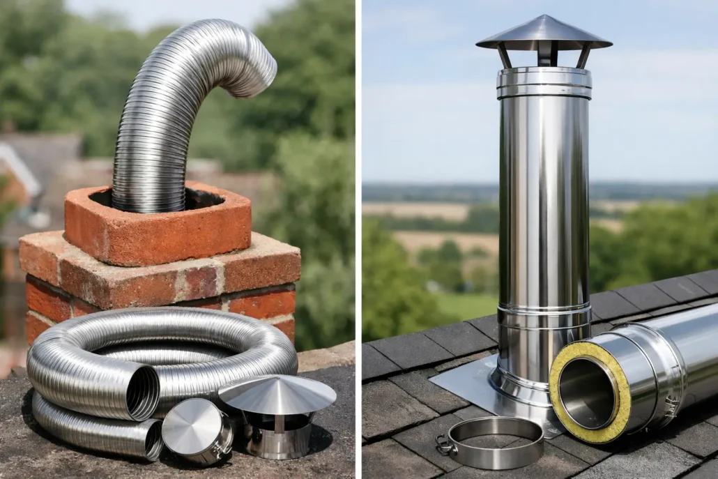 Chimney Liner vs Twin Wall System Compared
