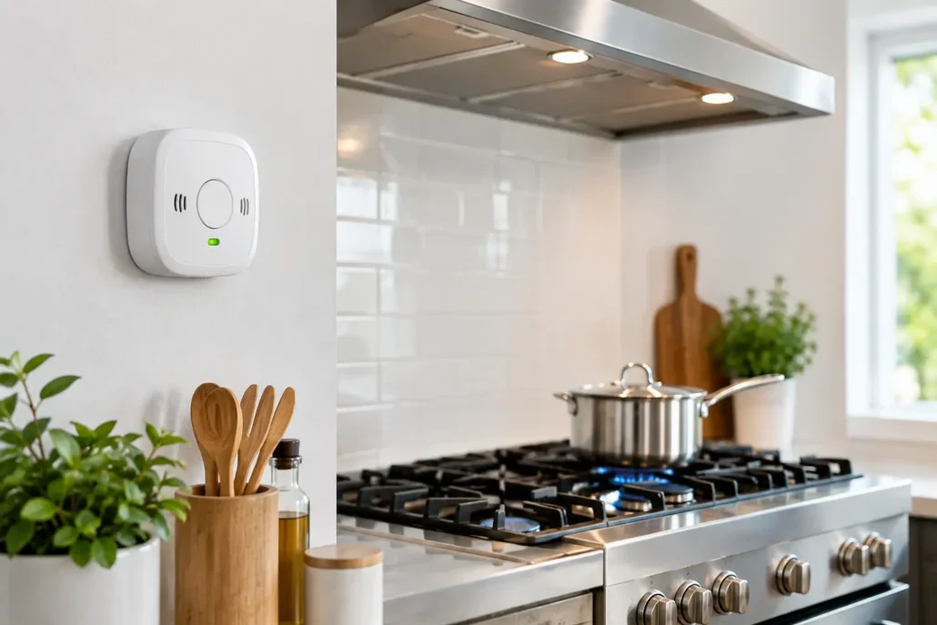 Where to Fit a Carbon Monoxide Alarm Near a Stove