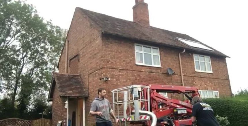 Installing a log burner in Oxford