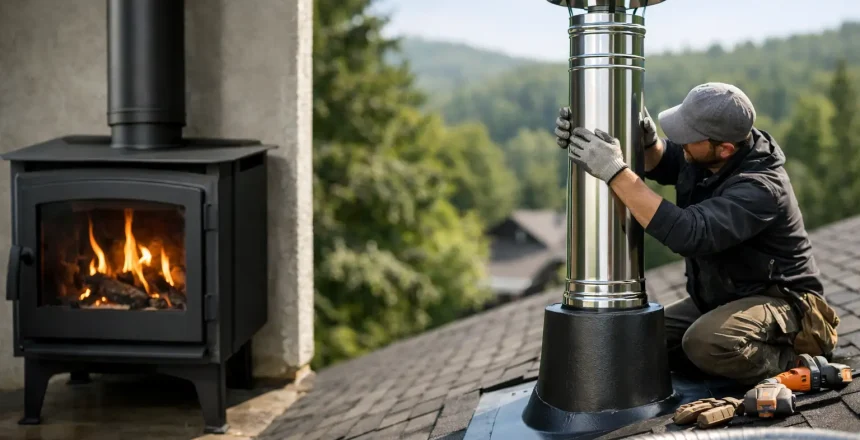 Chimney Installation for Wood Burning Stoves