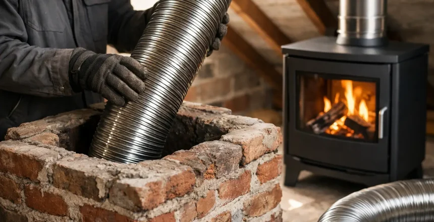 Lining an Old Chimney Safely for a New Stove