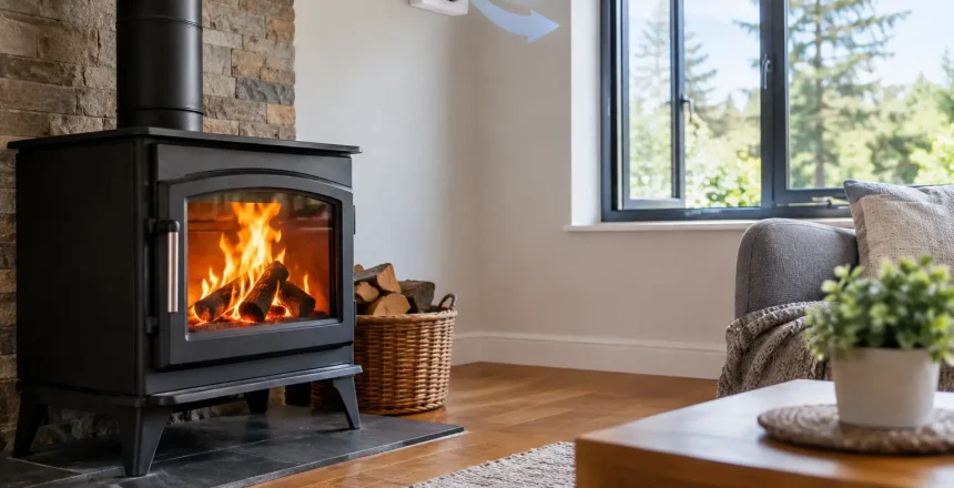 Ventilating Rooms With Wood Stoves Safely